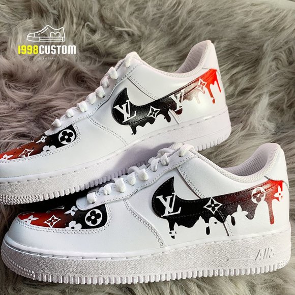 Authentic Nike Air Force 1 Custom Free Shipping - Picture 4 of 6